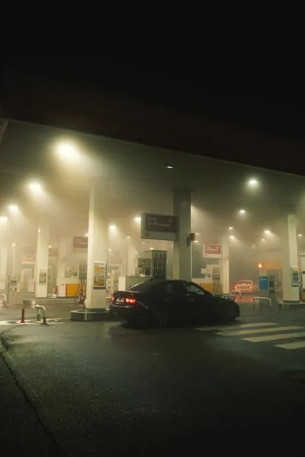 ドイツのガソリンスタンド